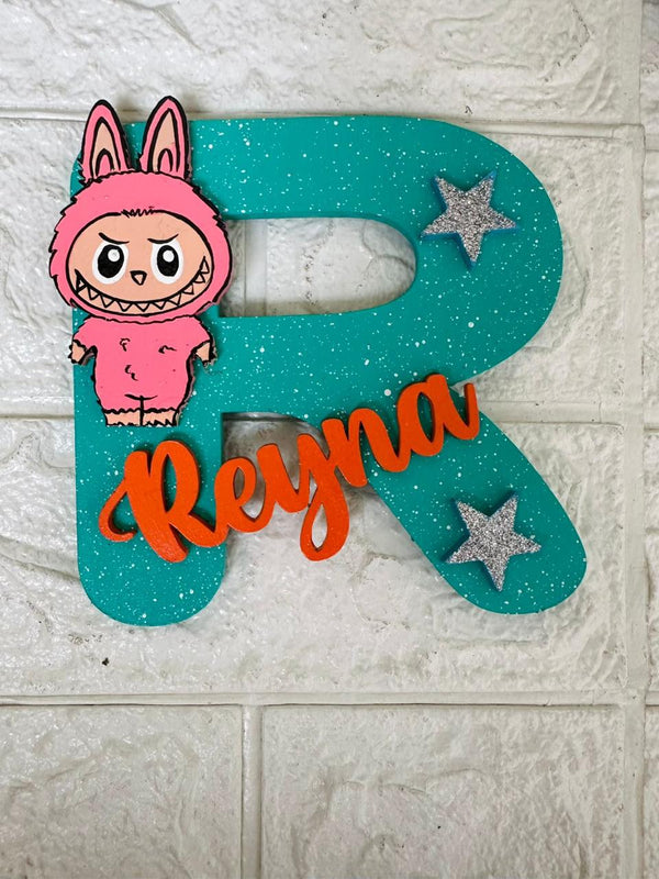 Labubu Customized Letter Magnets For Kids