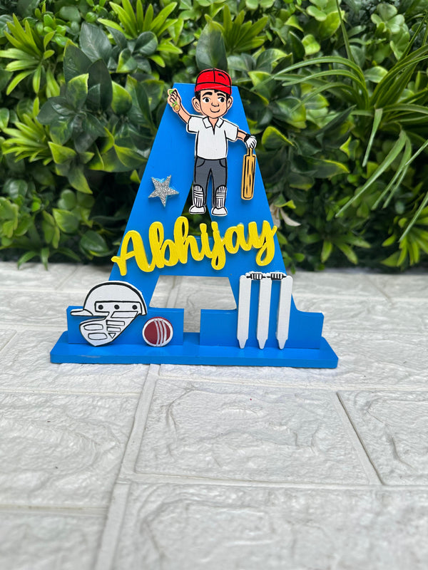 Cricket Customized Home Decor Name Plate