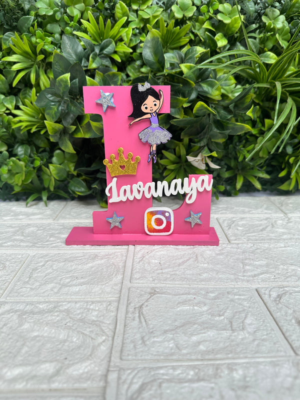Barbie Customized Home Decor Name Plate
