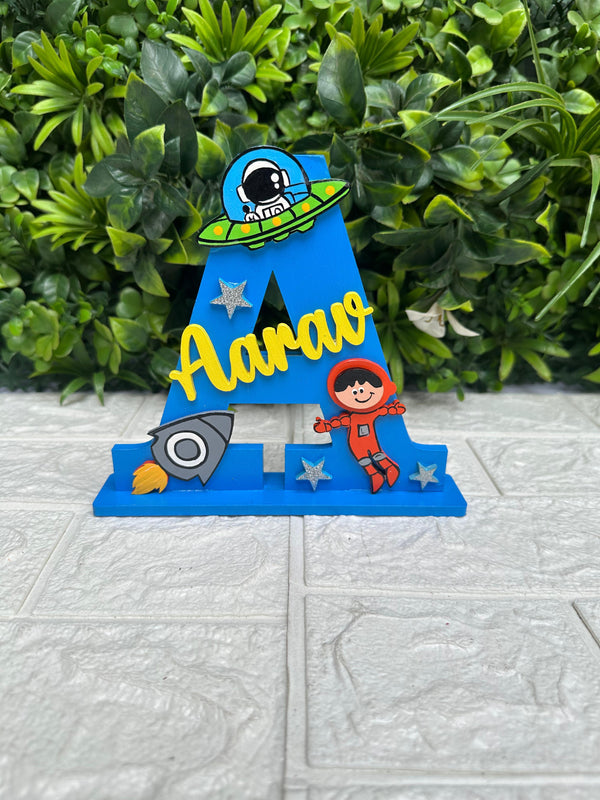 Space Customized Home Decor Name Plate