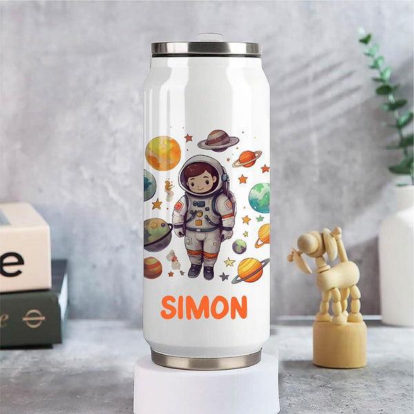 Customized Space Water Can Sipper Bottle