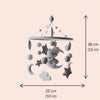 Cot Mobile - Swan and Fairy Flutter