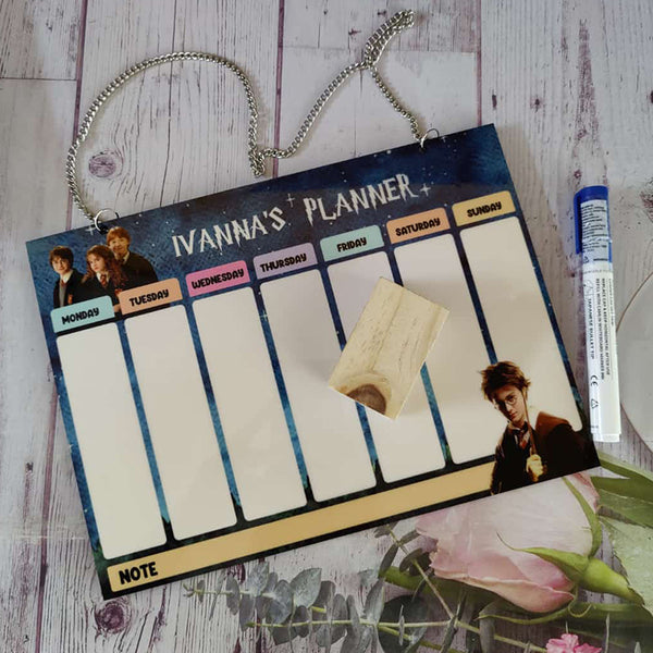 Customized Harrypotter Kids Weekly Planner