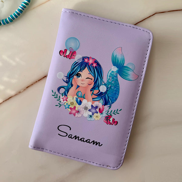 Personalized Mermaid Passport Kids Cover