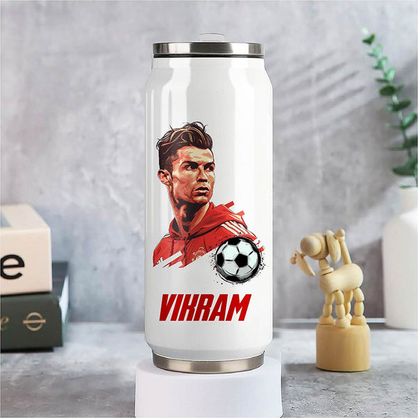 Customized Football Water Can Sipper Bottle
