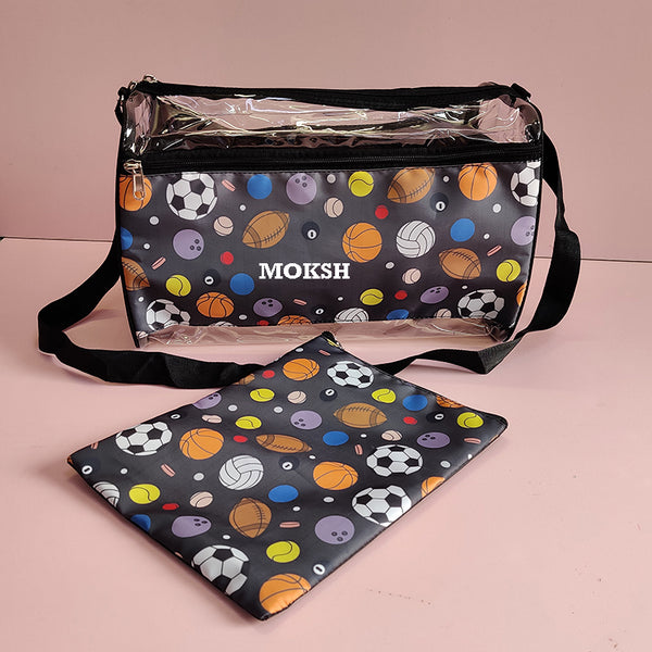 Sport Personalized Swim Bag With Pouch