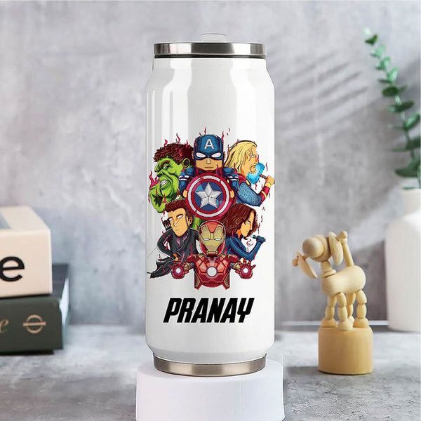 Customized Avengers Water Can Sipper Bottle