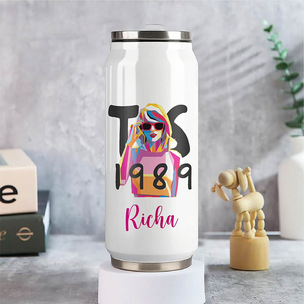 Customized Tylor Water Can Sipper Bottle