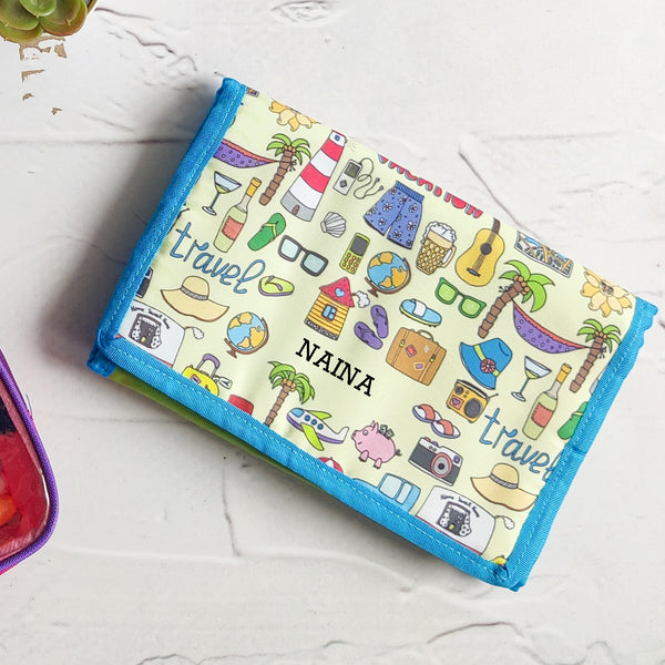 Travel Personalized Kids Toiletry Flap Pouch