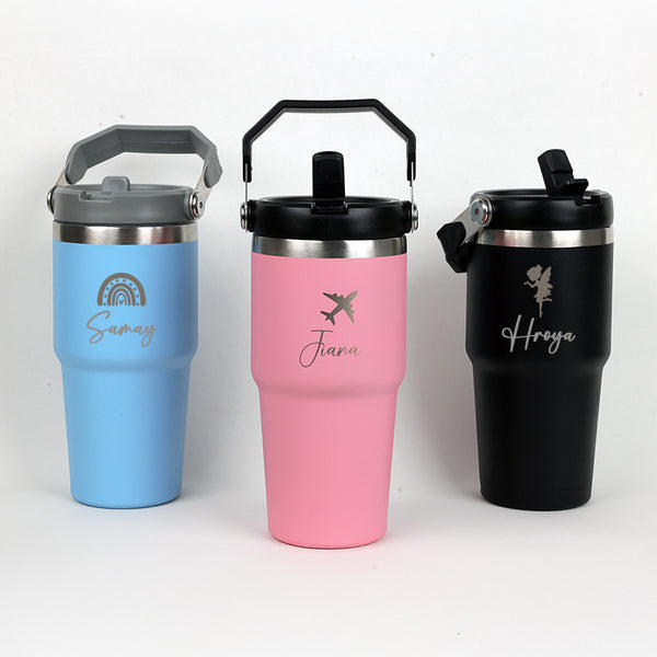 Customized Tumbler With Handle Kids Bottle