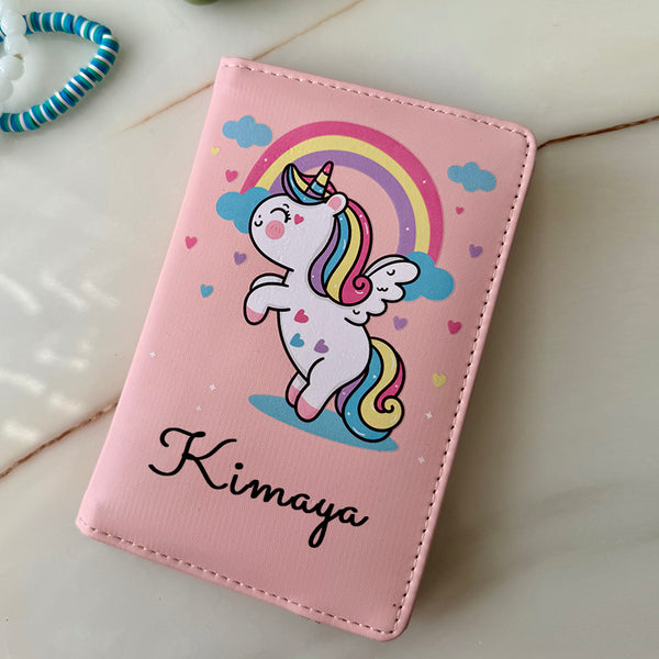 Personalized Unicorn Passport Kids Cover