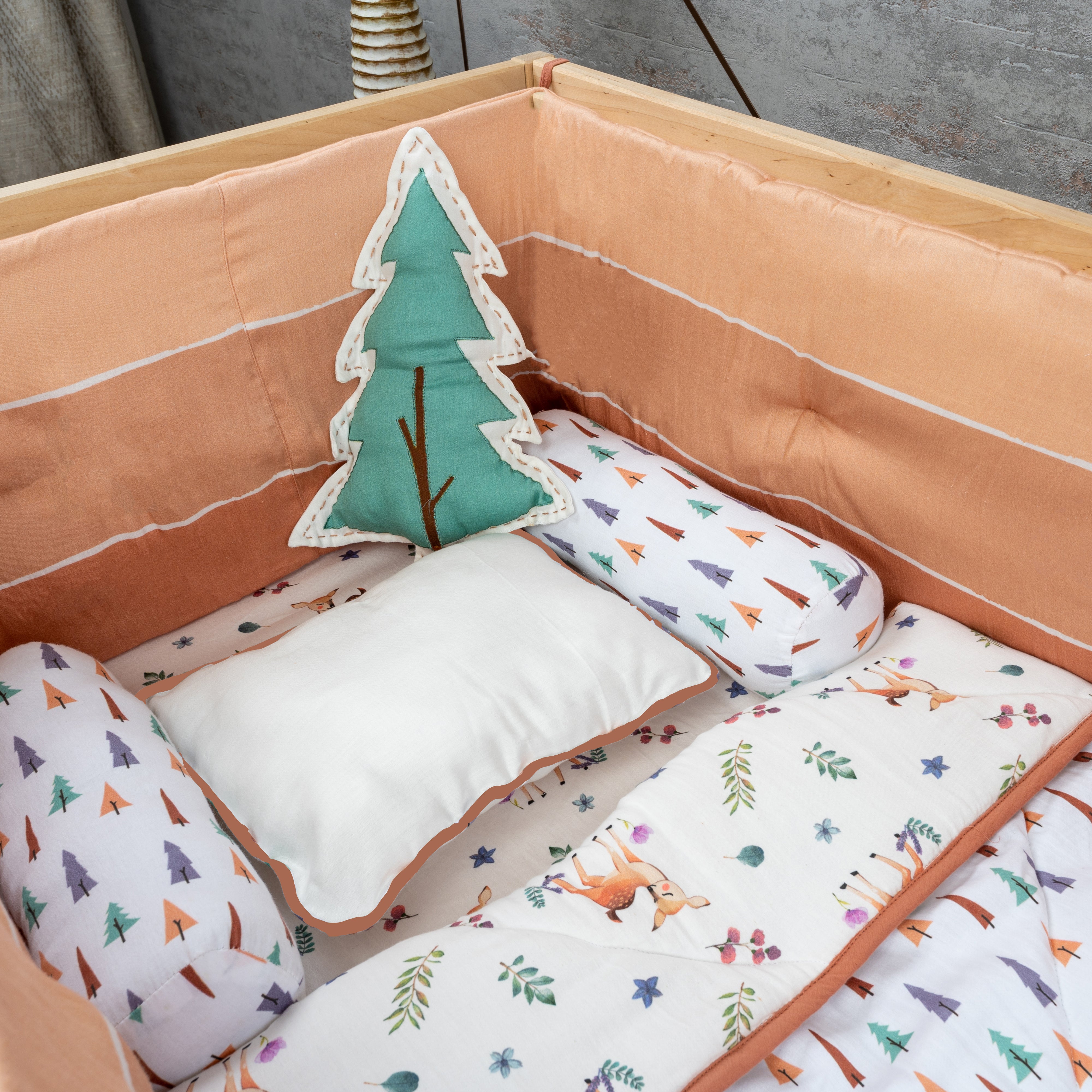 Customized Organic Cotton Newborn and Kids Bedding Set